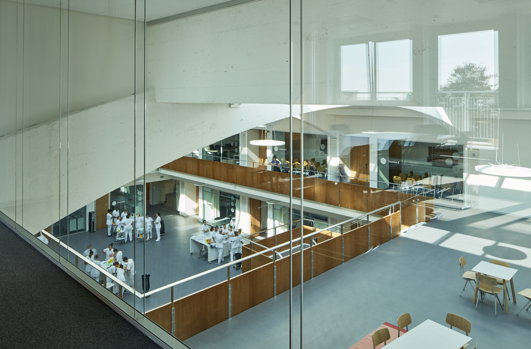 Ecole de La Source, Beaulieu, Lausanne. Hôpital simulé.